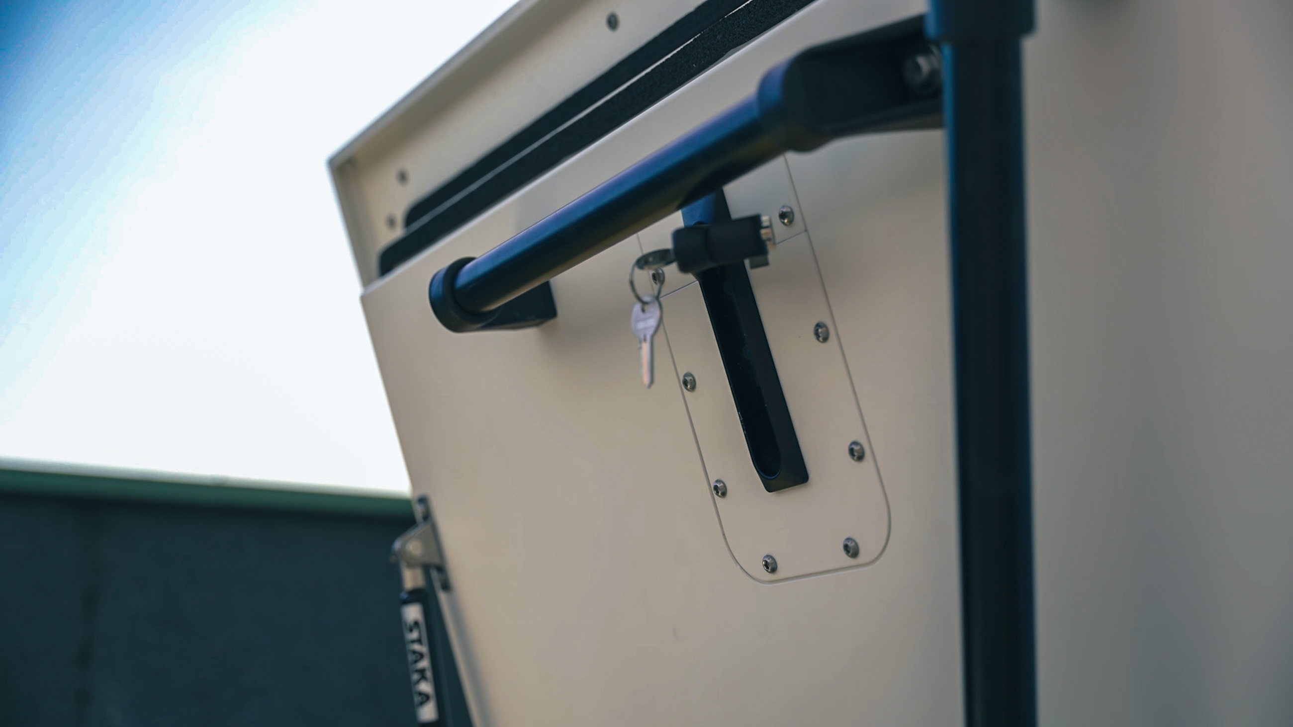 TopAccess roof access hatch with extension ladder at Food Villag